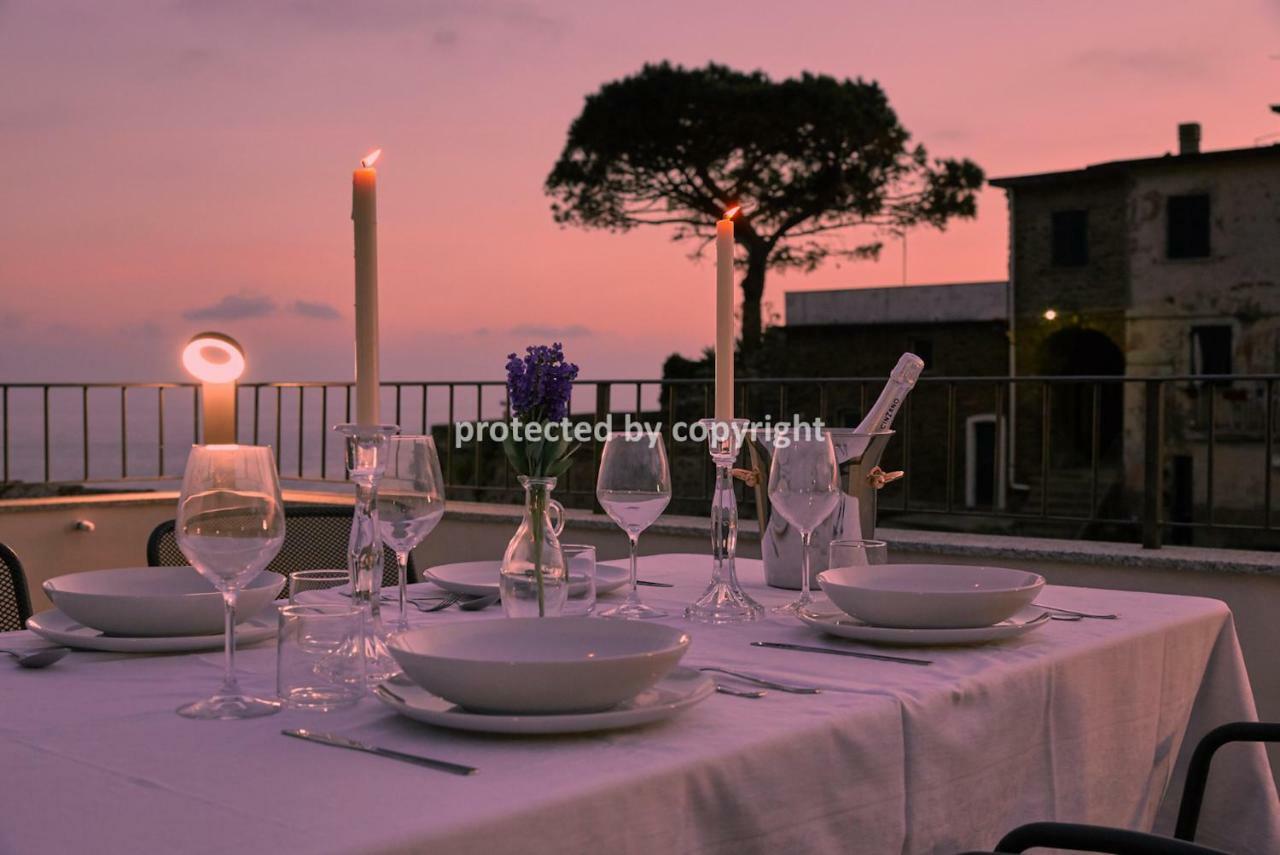 Luxury Penthouse Sea View Villa Corniglia Bagian luar foto