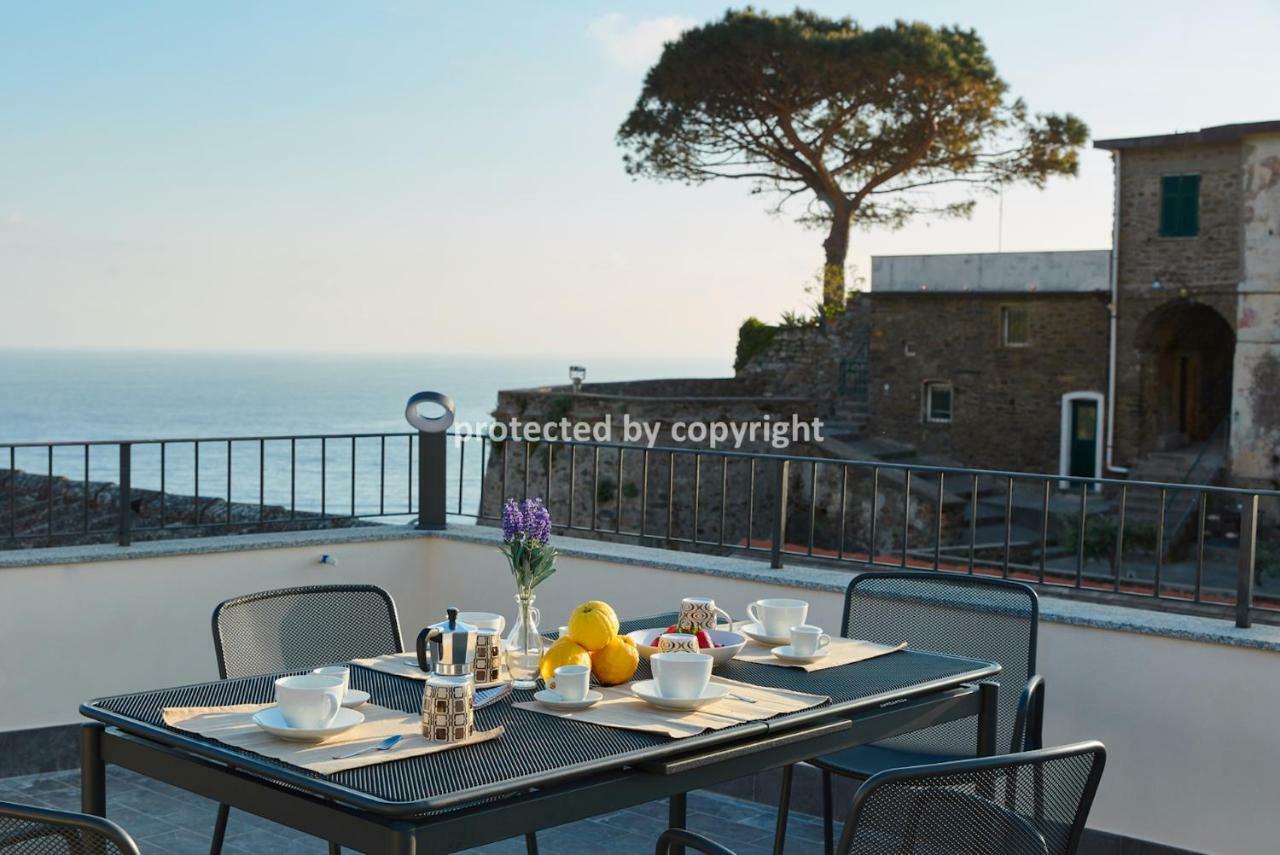 Luxury Penthouse Sea View Villa Corniglia Bagian luar foto