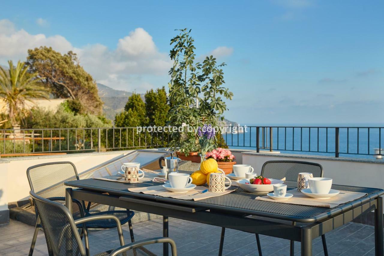 Luxury Penthouse Sea View Villa Corniglia Bagian luar foto