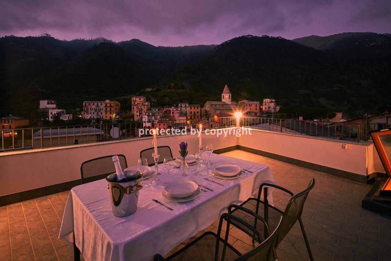 Luxury Penthouse Sea View Villa Corniglia Bagian luar foto