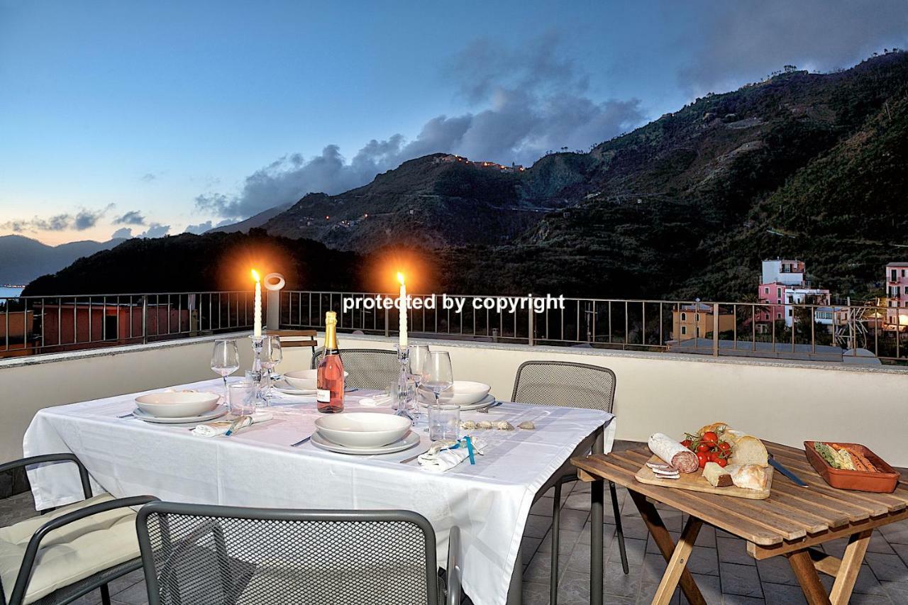 Luxury Penthouse Sea View Villa Corniglia Bagian luar foto