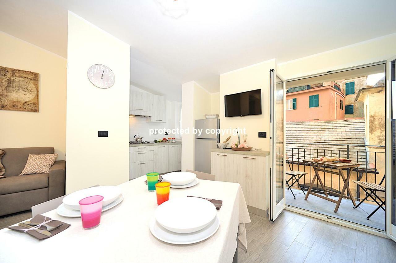 Luxury Penthouse Sea View Villa Corniglia Bagian luar foto